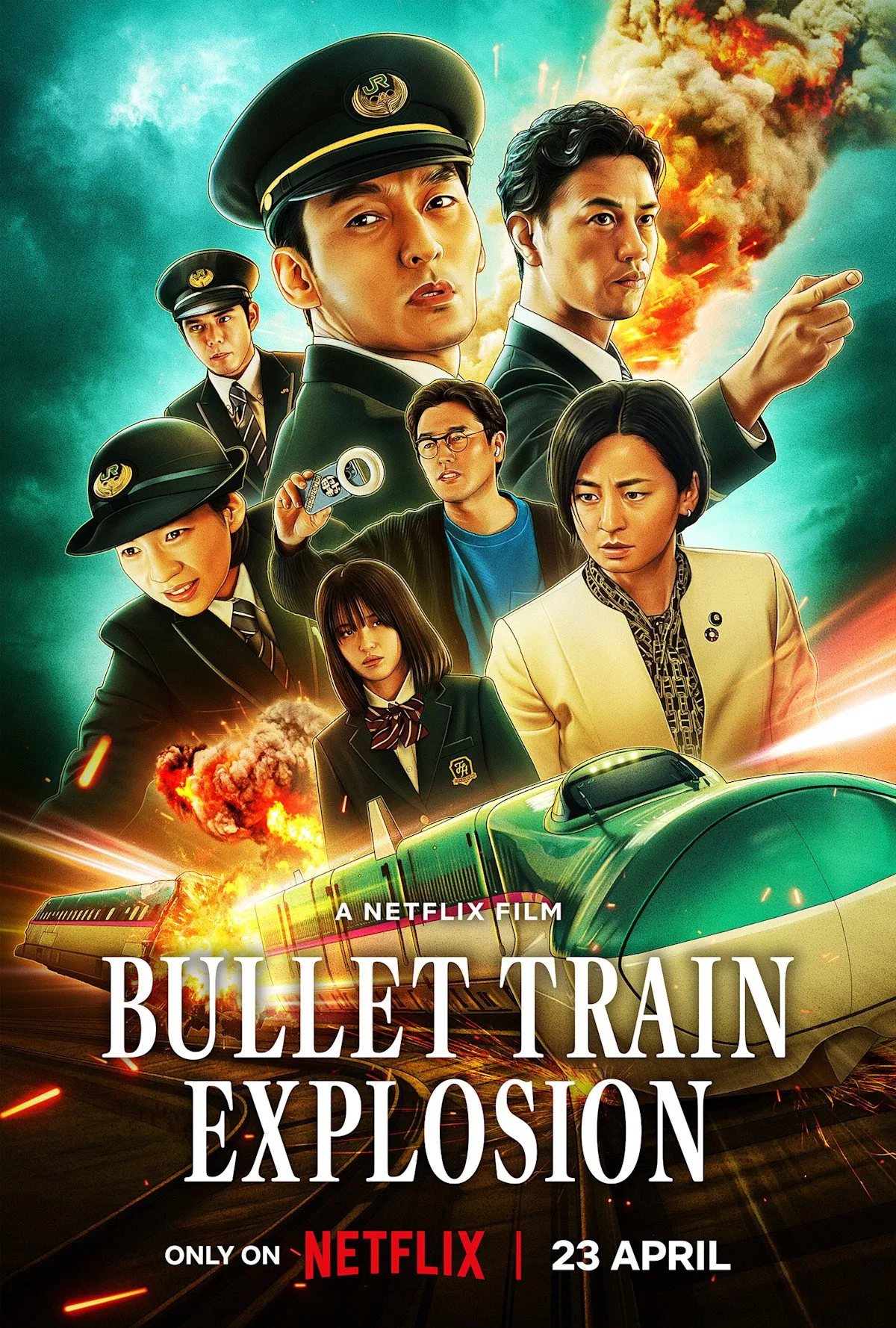 Bullet Train Explosion / انفجار قطار تندرو